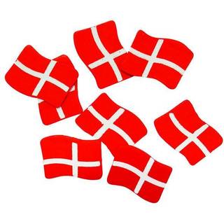 Danske strøflag i træ, 45 stk.