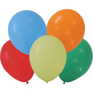 Balloner - 30 stk 23 cm multifarvede - 253029