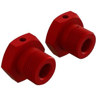 ARRMA AR310904 Wheel Hex Aluminium 17mm Red (2)