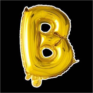 Folie ballon B, guld 41 cm