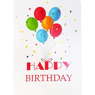 Tillykke kort - Happy Birthday - 253182