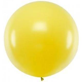 1 stk Kæmpe gul ballon - 1 meter