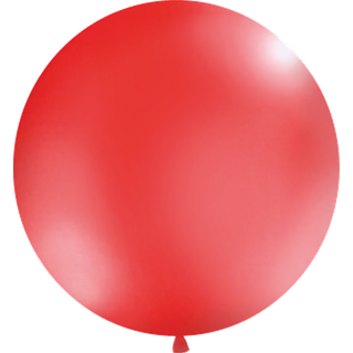 1 stk Kæmpe rød ballon - 1 meter