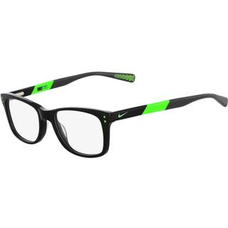 Nike Børn NIKE 5538 001 Optiske stel Acetat Sort Firkantet Normal Fotokromatisk