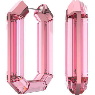 Lucent Kreolen, Statement, Achteckform, Rosa