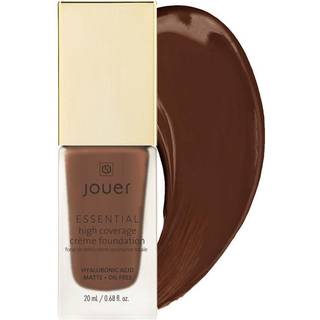 Jouer Essential High Coverage Crme Foundation - Finns i 50 nyanser för alla hudtoner - Hälsosamma ingredienser - Paraben Gluten & Cruelty Free -