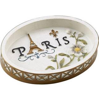 Avanti Linned - Soap Dish Paris Inspired Decor til badev?relse eller k?kken (Paris Botanique Collection)