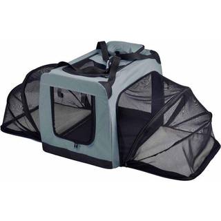 Pet Life Hounda harmonika Metal indrammet bl?d foldning Udvidelig hundekasse - Sammenfoldelig sammenklappelig k?ledyrskasse eller hundekennel med