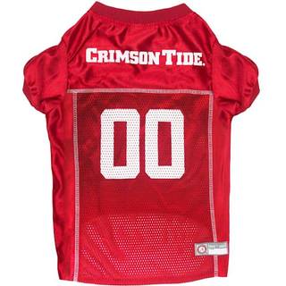 Husdjur första NCAA College Alabama Crimson Tide Mesh Jersey för hundar och katter små. Licensierad stor hundtröja med ditt favoritfotboll/basket