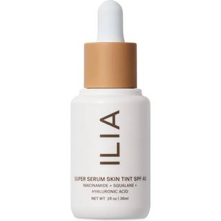 Ilia - Super Serum Skin Tint SPF 40 | Ikke-komedogen vegansk letv?gt til at hj?lpe mod bl? lys + forurening under hydrering af udj?vning + raffin