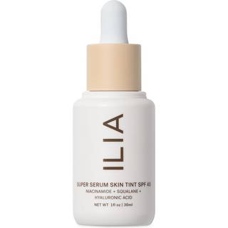 Ilia - Super Serum Skin Tint SPF 40 | Ikke-komedogen vegansk letv?gt til at hj?lpe mod bl?t lys + forurening under hydrering af udj?vning + raffi