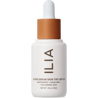 Ilia - Super Serum Skin Tint SPF 40 | Ikke-komedogen vegansk letv?gt til at hj?lpe mod bl? lys + forurening under hydrering af udj?vning + raffin