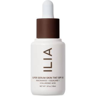 Ilia - Super Serum Skin Tint SPF 40 | Ikke-komedogen vegansk letv?gt til at hj?lpe mod bl? lys + forurening under hydrering af udj?vning + raffin