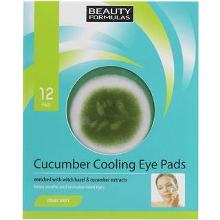 Beauty Formulas Cucumber Cooling Øjenmaske - 12 stk