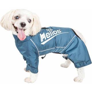 Dog Helios 'Hurricanine' vandtæt og reflekterende fuldkropshundfrakke - Pet Jacket har varmeopbevaring og Blackshark -teknologi - denne hundejakk