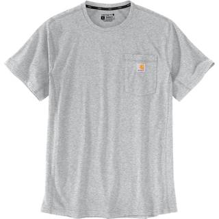Carhartt 104616 T-shirt i lysgrå - Str. XL