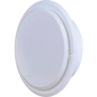 Flexit 02203 Tallerkenventil hvid, rund med kam 127 mm