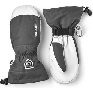 Hestra Army Leather Heli Ski Mitt Grey, Grå, 10