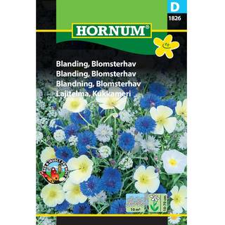 Blomsterhav blomsterfrø - Blomsterblanding i blå og hvide nuancer