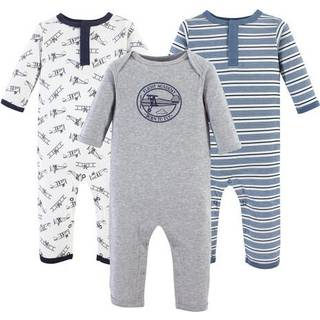 Hudson Baby Unisex Baby Cotton Coveralls Aviation 6-9 m?neder
