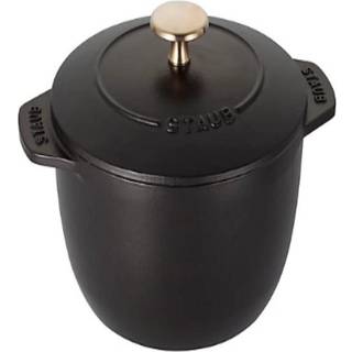 Cocotte risgryde, støbejern, 16cm/1,75L, Black - Staub