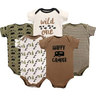 Luvable venner unisex baby bomuld bodysuits Happy Camper 3-6 m?neder