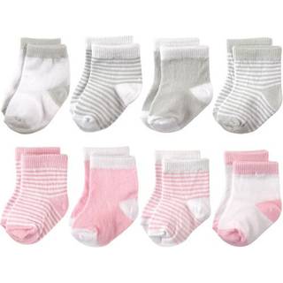 Hudson Baby Unisex Cotton Rich Newborn and Terry Socks lyserosa gr? 12-24 m?neder os