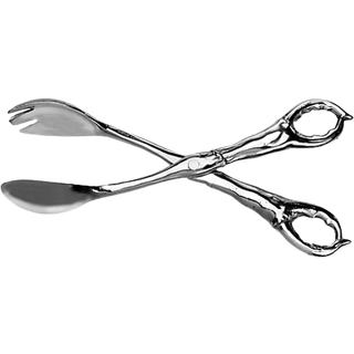Arthur Court Designs Crab Heavy Duty Aluminium Servering Tong Polished Salad Servers Buffet Party Catering Servering Tongs Holdbare salatservere