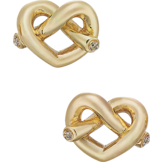 kate spade new york kate spade new york Gold Tone Loves Me Knot Stud Earrings