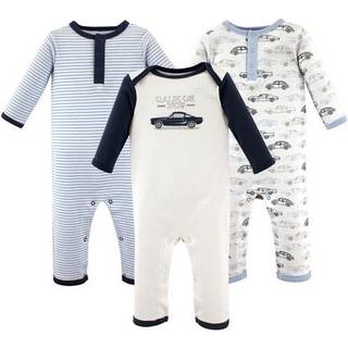 Hudson Baby Unisex Baby Cotton Coveralls Classic Car 18-24 måneder