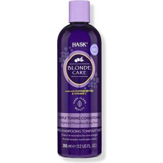 HASK Blonde Care Purple Shampoo Balsam til blond hår til at neutralisere gule toner 355 ml - 355 ml