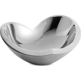 Nambe Alloy Classic Heart Bowl Heart Shaped Modern Design til bryllupsdag Valentines Day Love Bowl 8,5-tommer ovn sikker designet af Sean O'Hara