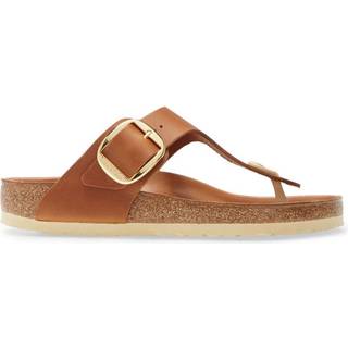 Gizeh Big Buckle Sandaler, Cognac, 39