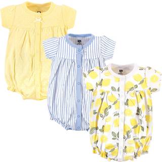 Hudson Baby Unisex Cotton Rompers Lemon 12-18 m?neder