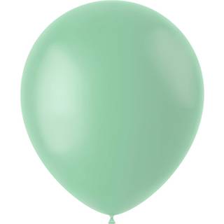 Balloner 50 stk. (Mat Pulver Pistache, 33cm)