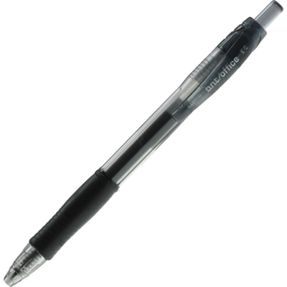 Office gelpen 0,7mm sort