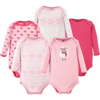 Hudson baby unisex baby bomuld langærmet bodysuits får 0-3 måneder