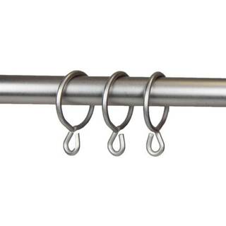 Rod Desyne 10 Count Eyelet Curtain Rings 1-3/8-tommer sort