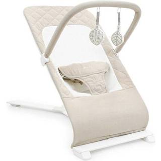 Baby Delight Alpine Deluxe Portable Bouncer Spädbarn 0-6 månader 100% GOTS Certified Cotton Fabrics Organic Oat