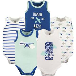 Luvable venner unisex baby bomuld ?rmel?se bodysuits fly 0-3 m?neder
