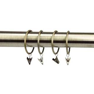 Rod Desyne 2 tommer gardinringe m/klip sort