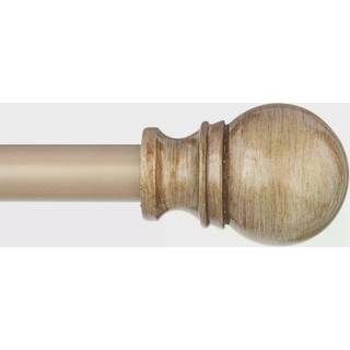 Kenney Davenport 12 Petite Cafa Dekorativt vinduesgardinstang 28-48 b?rstet messing