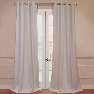 HPD Half Price Drapes Blackout Gardiner til sovev?relse og stue-faux silke taffeta blackout gardin 50 x 120 (1 panel) ptch-bo194010-120 marinebl?