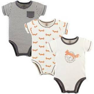 R?rt af Nature Unisex Baby Organic Cotton Bodysuits Fox 3-Pack 0-3 m?neder