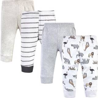 Hudson baby unisex baby bomuldsbukser og leggings neutral safari 6-9 måneder