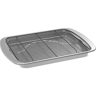 Bageplade med ovn -safe gitter, store, naturals - Nordic Ware
