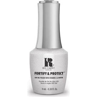 RC Red Carpet Manicure Fortify & Protect Soft White Shimmer Gel Polish til strke sunde negle - Infunderet med vitamin A og biotin - (Co-Starring