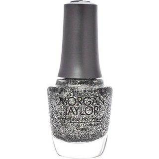 Morgan Taylor neglelak (gør jeg dig gelish?) Sølv neglelak finger neglelak langvarig neglelak glitter negl lak finger neglelakker .5 ounce