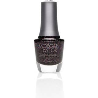 Morgan Taylor Nail Lacquer (New York State of Mind) Sort gnist neglelak finger neglelak langvarig neglelak sort negl lak finger neglelakker .5 ou