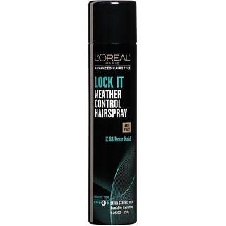 L’Oréal Paris Advanced Hairstyle LOCK IT Weather Control Hairspray – Op til 48 timers hold, anti-frizz, fugtbestandig, 244 ml